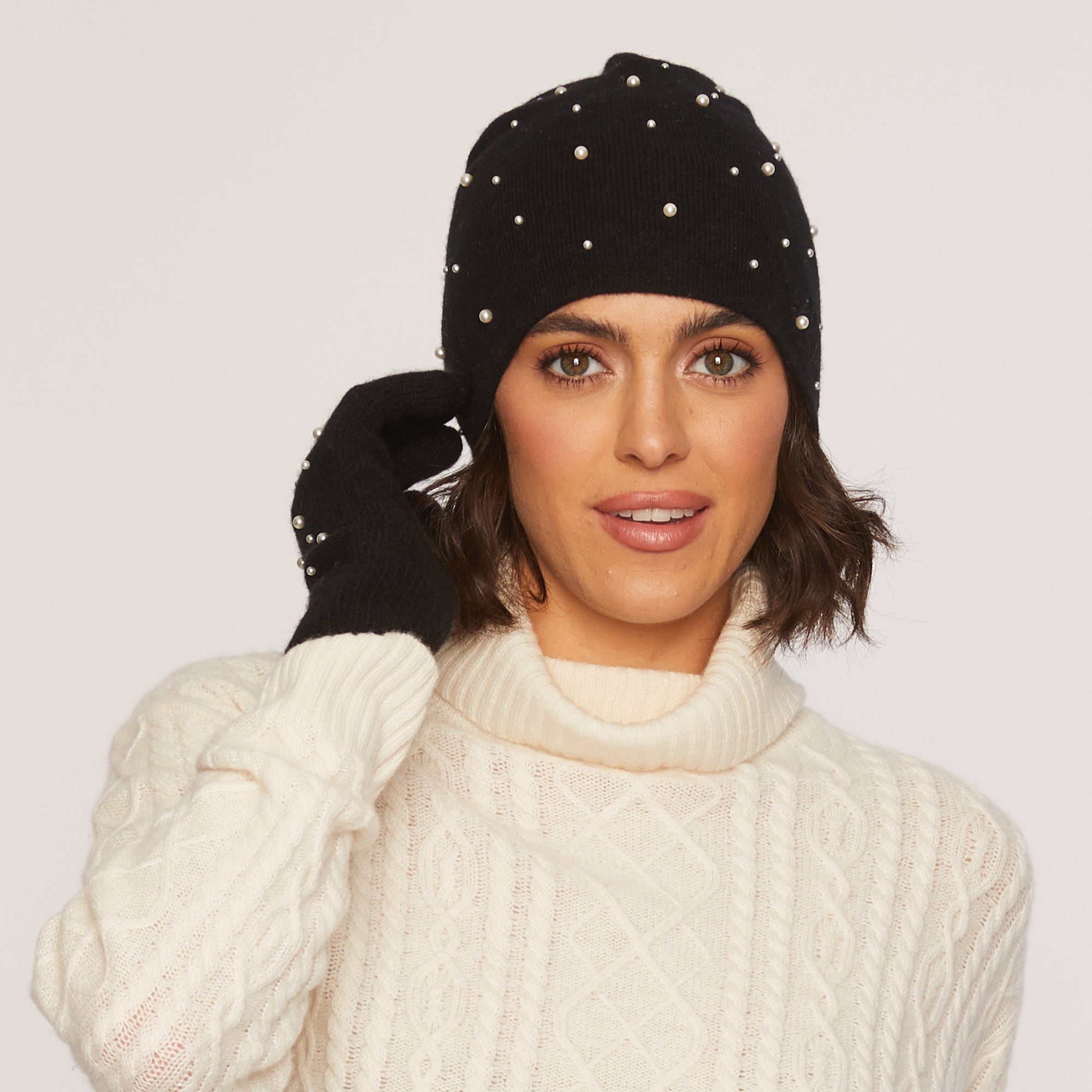 Pearl Cashmere Hat The Cashmere Sale