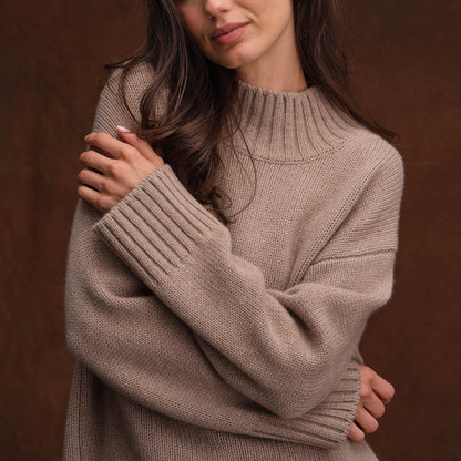 LUXE OVERSIZED MOCKNECK