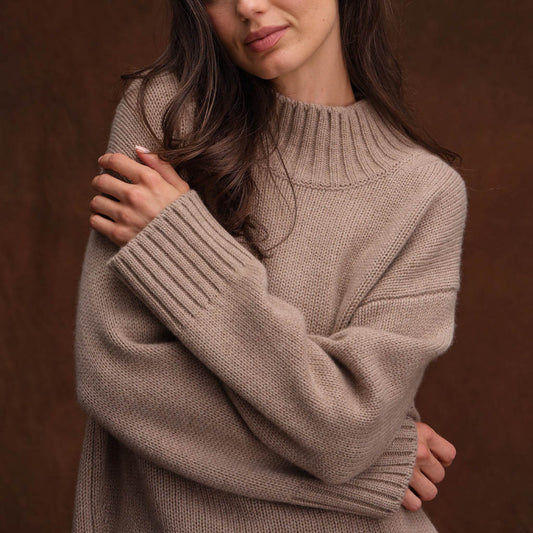 LUXE OVERSIZED MOCKNECK  