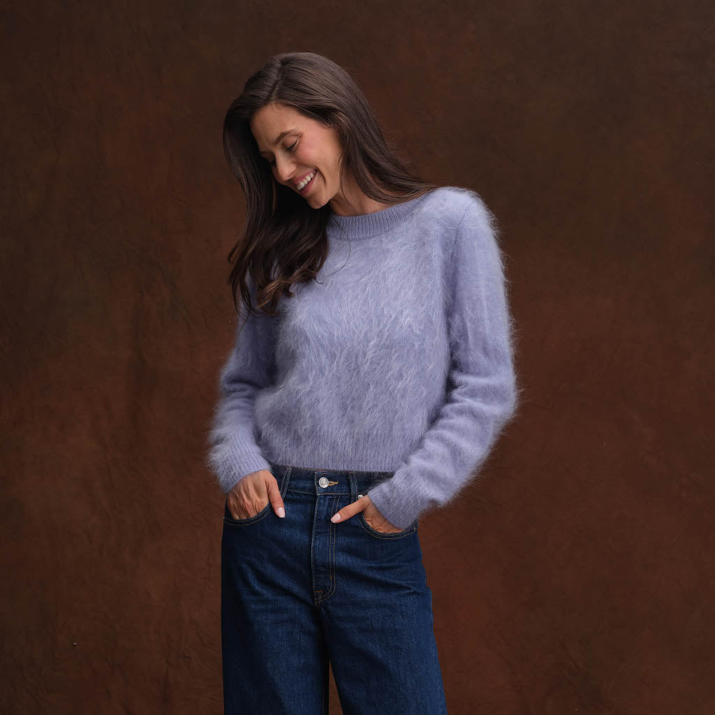 BRUSHED CROPPED EVERYDAY CREW
