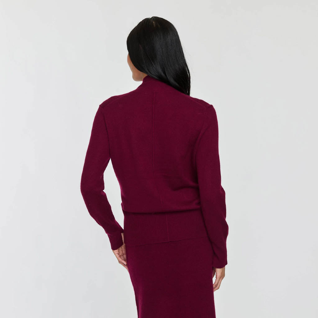 WRAP CASHMERE TOP