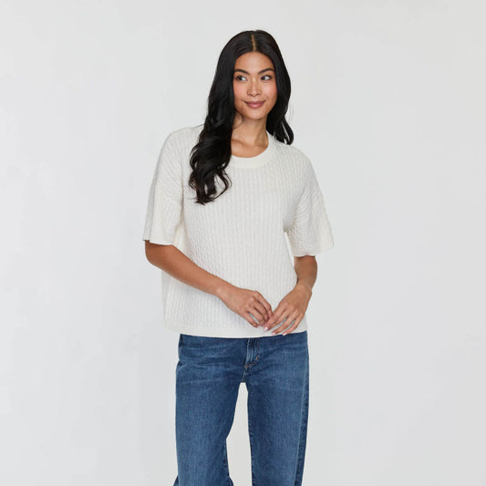 BABY CABLE RELAXED TEE  