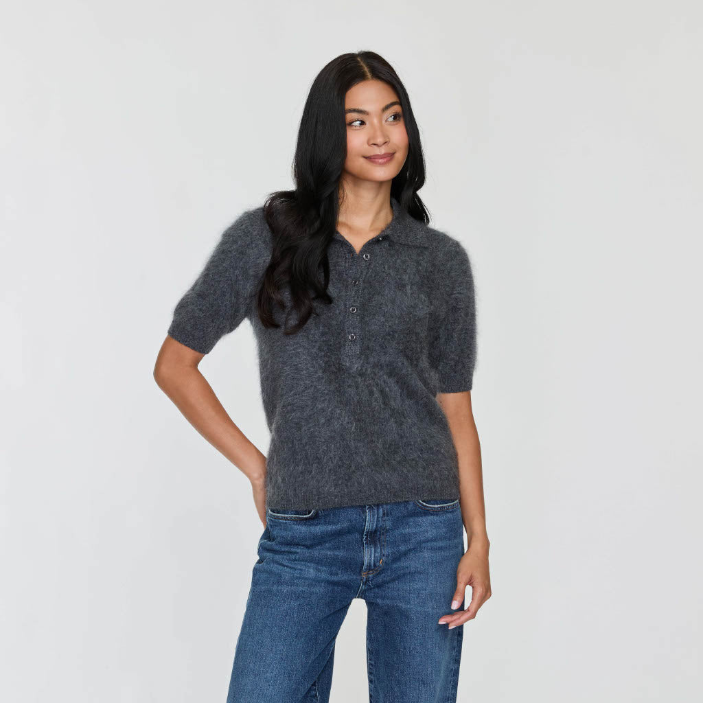 BRUSHED POLO TEE