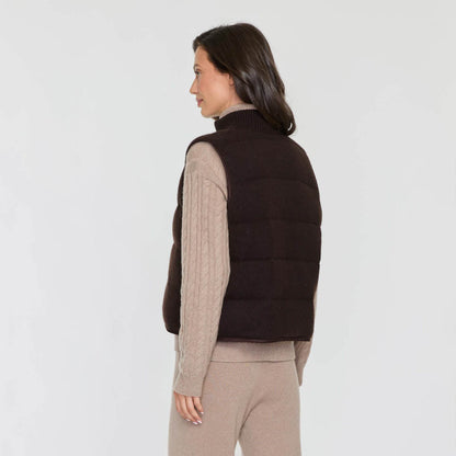 CASHMERE PUFFER VEST