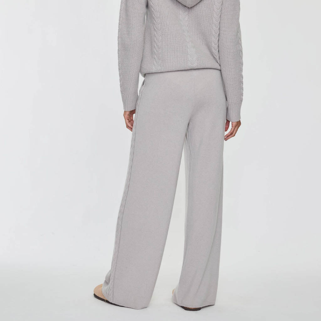 CABLE PANEL WIDE LEG PANT