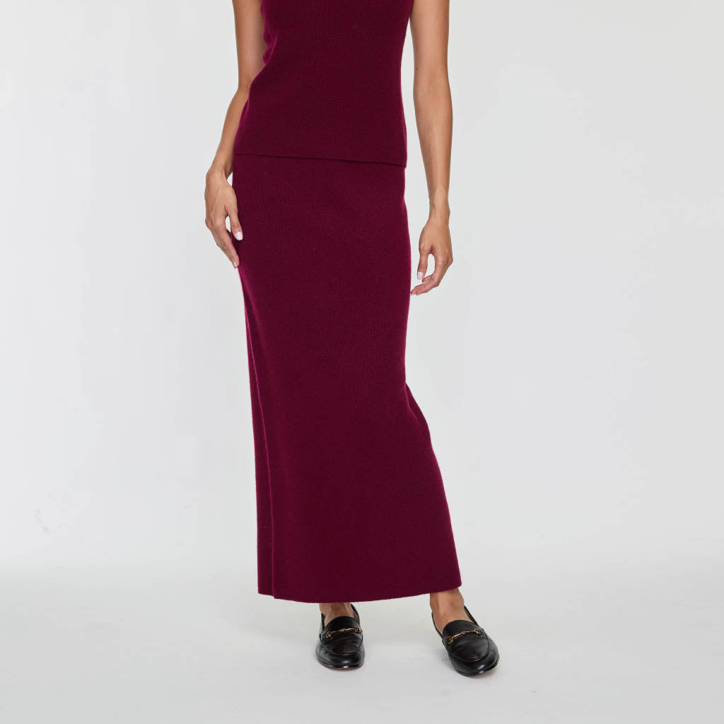 LUXE KNIT MAXI SKIRT