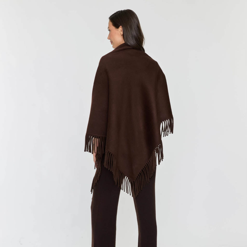 FRINGE TRIANGLE WRAP