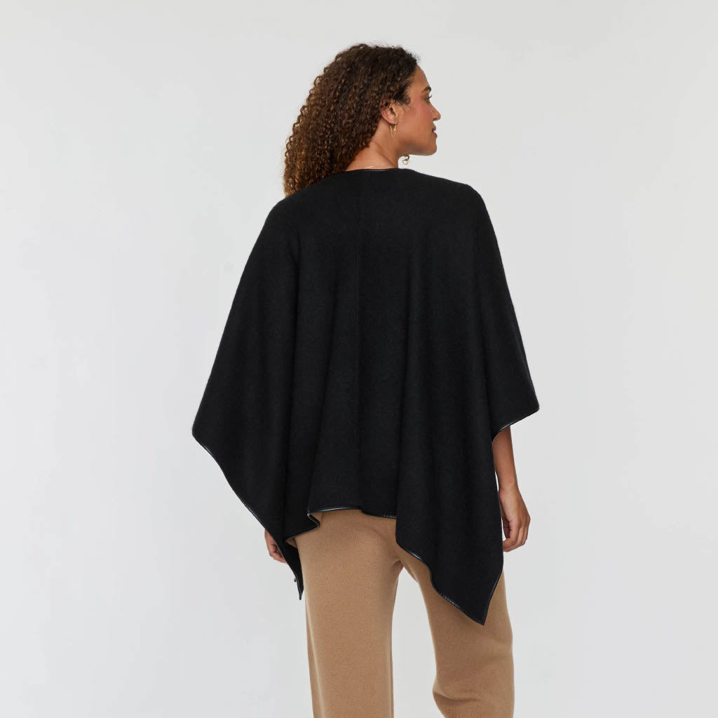 FAUX LEATHER TRIM WRAP