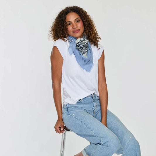 BANDANA PRINTED SCARF  
