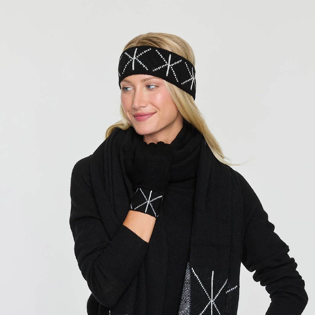 DIAMOND STITCH HEADBAND
