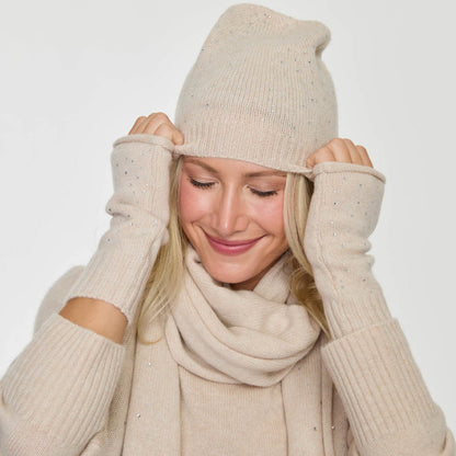 SCATTERED RHINESTONE HAT