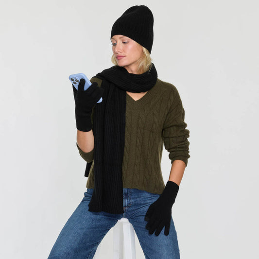 RIBBED TEXTING GLOVE  