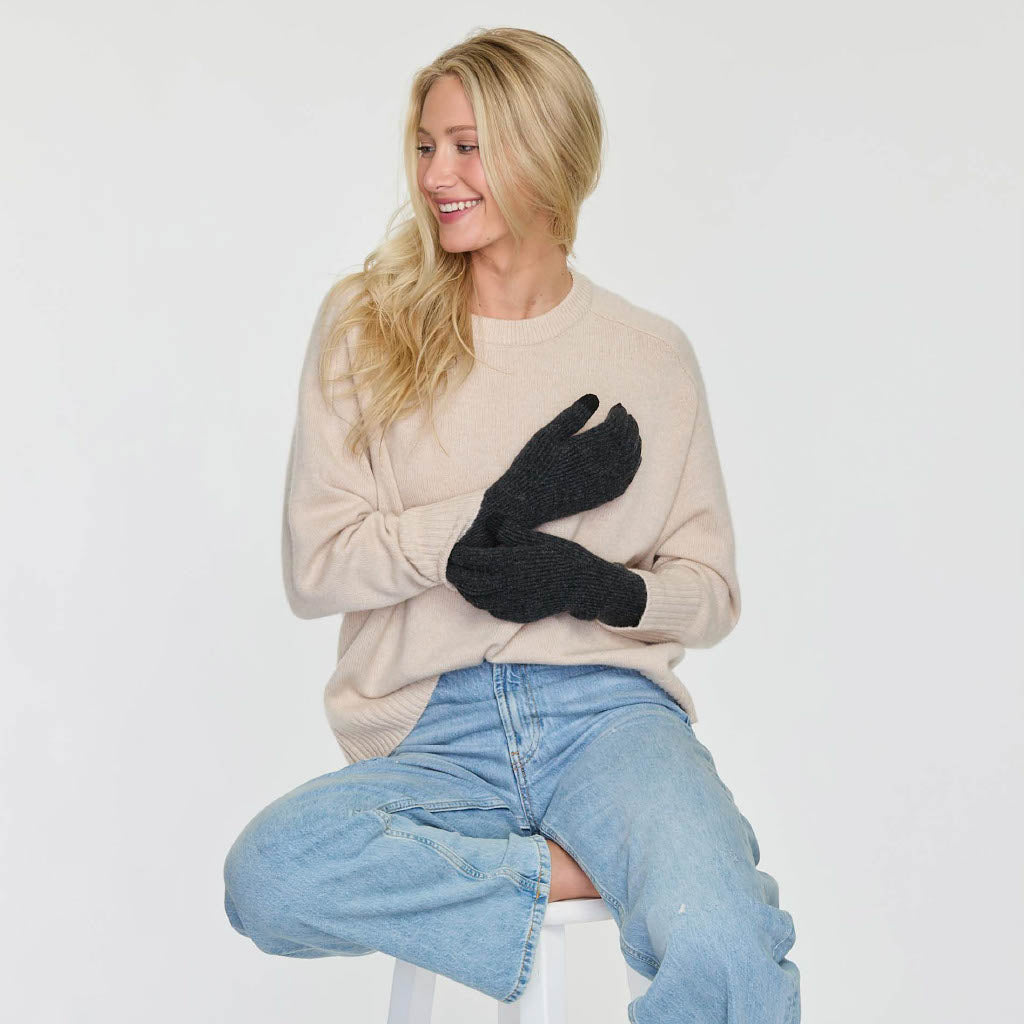 RIBBED TEXTING GLOVE