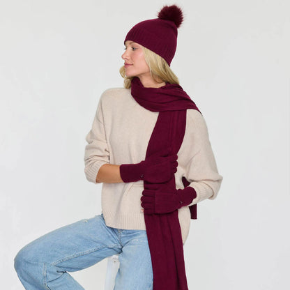 RIBBED CONVERTIBLE MITTEN