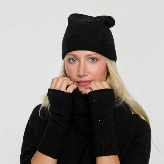 RHINESTONE FINGERLESS GLOVE  
