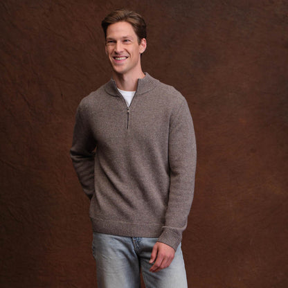 MEN'S LUXE QUARTER ZIP