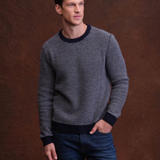 MEN'S HONEYCOMB CREW  