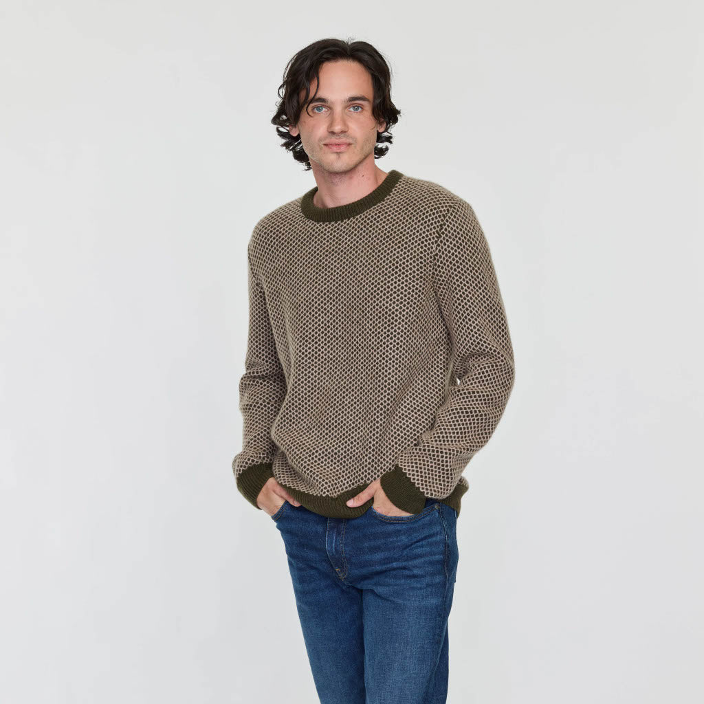 MEN'S HONEYCOMB CREW