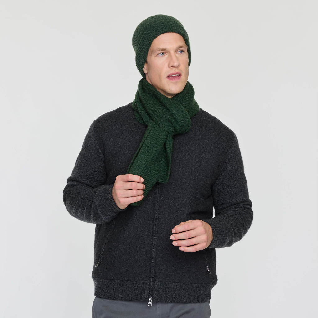 MEN'S NEW RIBBED SCARF
