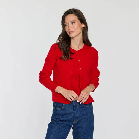 MINI RIB CARDIGAN  