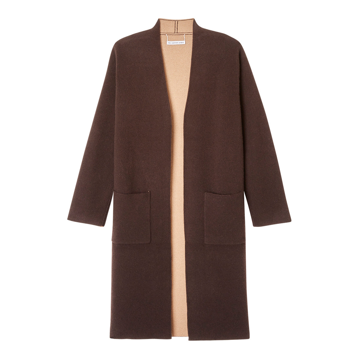 REVERSIBLE DOUBLE KNIT DUSTER