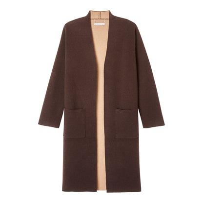 REVERSIBLE DOUBLE KNIT DUSTER
