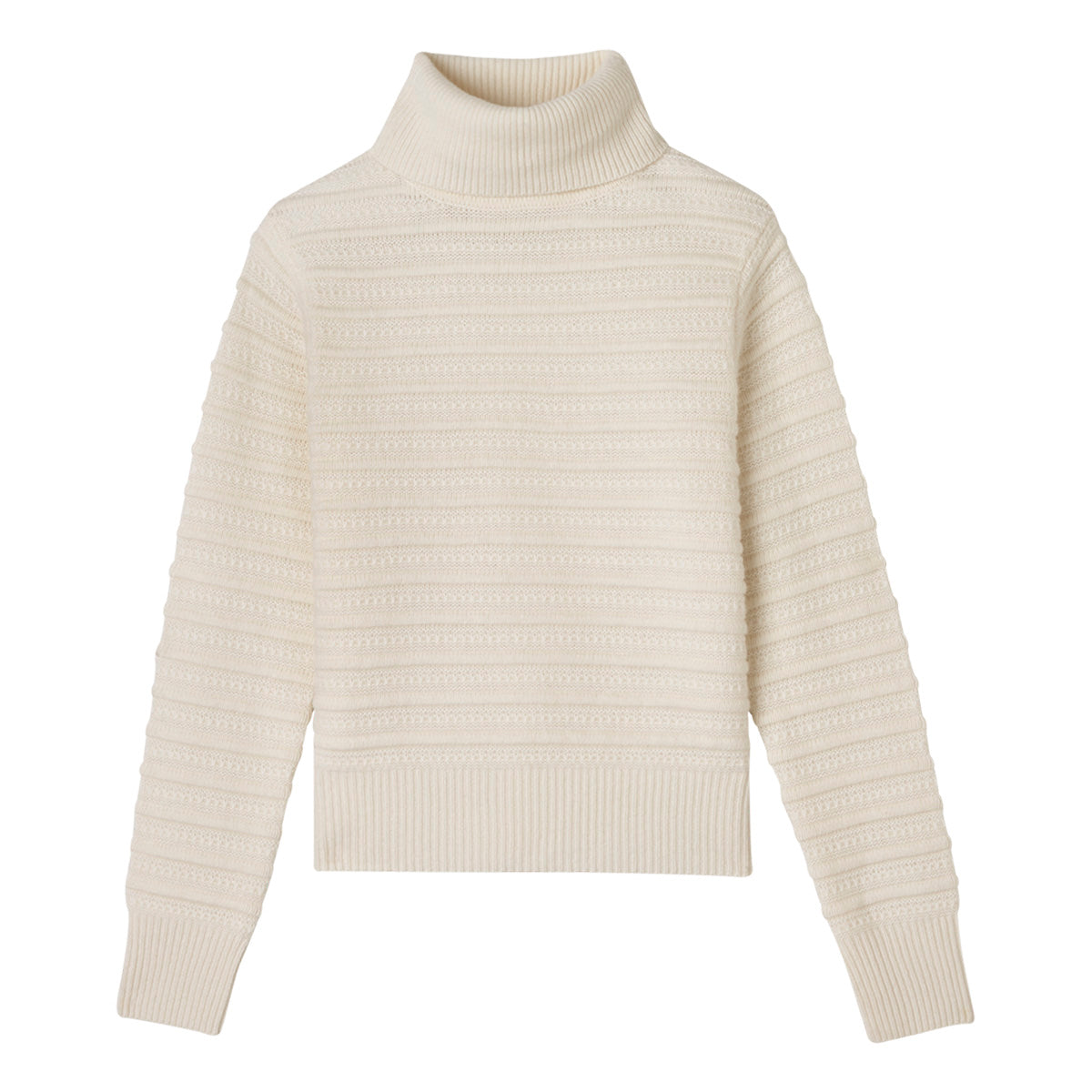 LUXE TEXTURED TURTLENECK