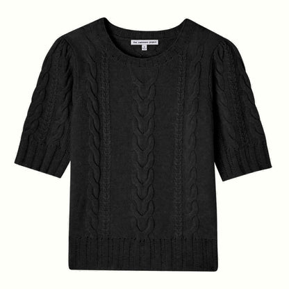 CABLE PUFF SLEEVE TEE