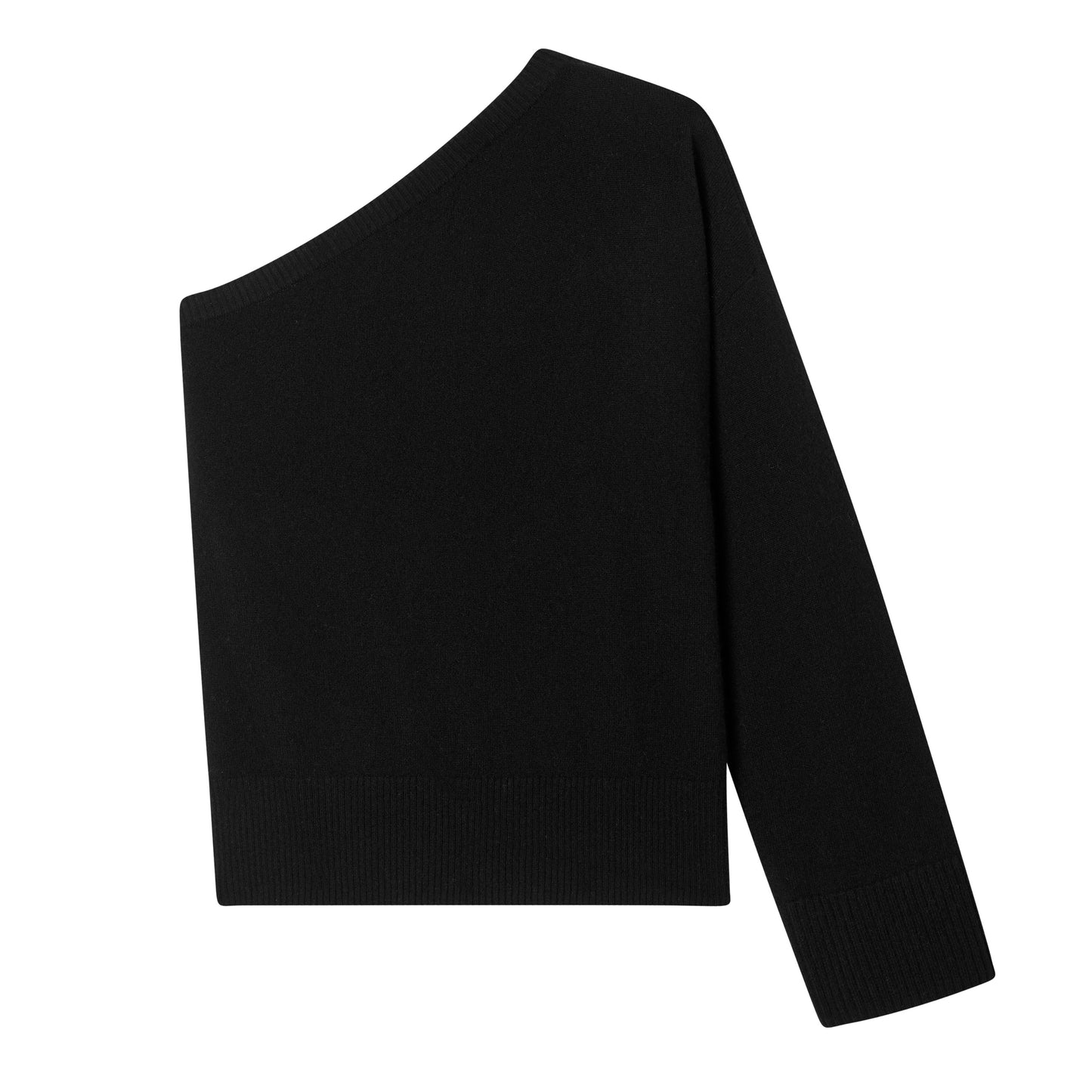 ONE SHOULDER CASHMERE TOP