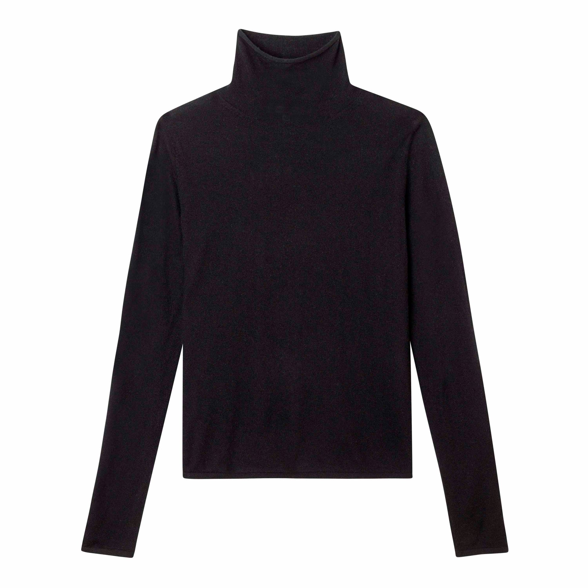 California Cashmere Rolled Edge Turtleneck