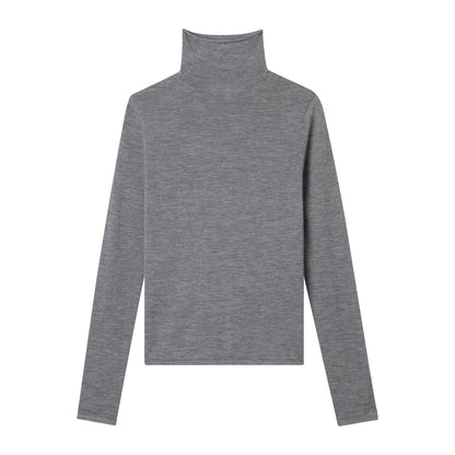 CALIFORNIA CASHMERE ROLLED EDGE TURTLENECK