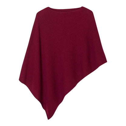 ROLLED EDGE ASYMMETRICAL PONCHO