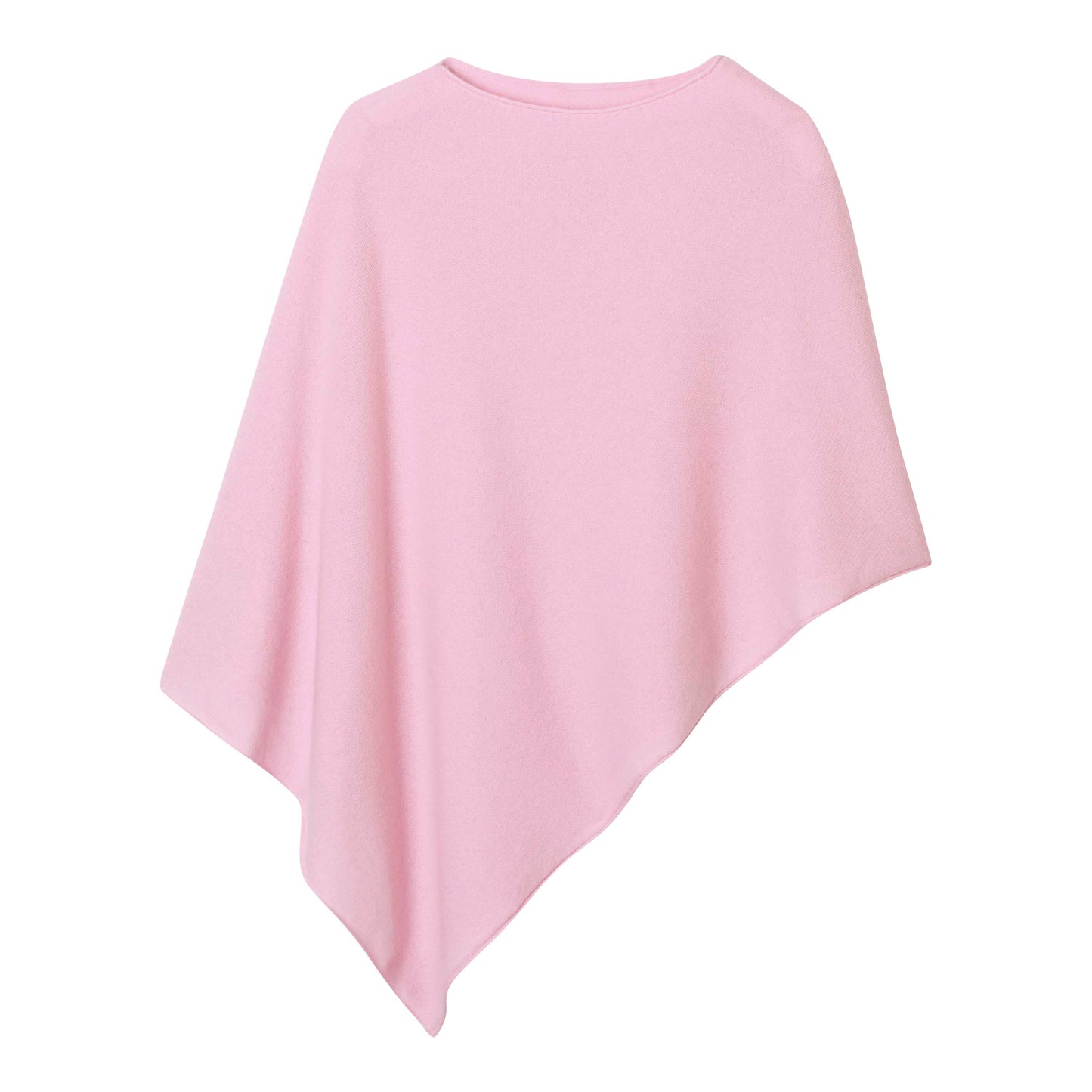 ROLLED EDGE ASYMMETRICAL PONCHO