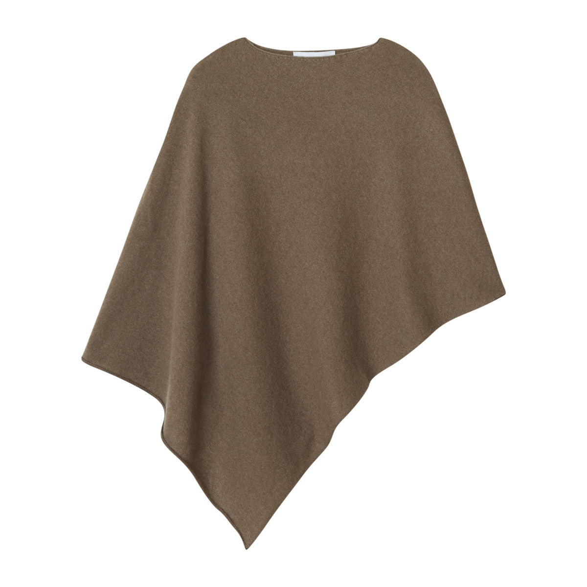 ROLLED EDGE ASYM PONCHO