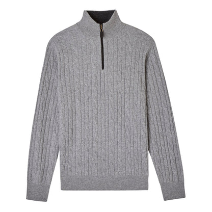 MEN'S CLASSIC CABLE QUARTER ZIP