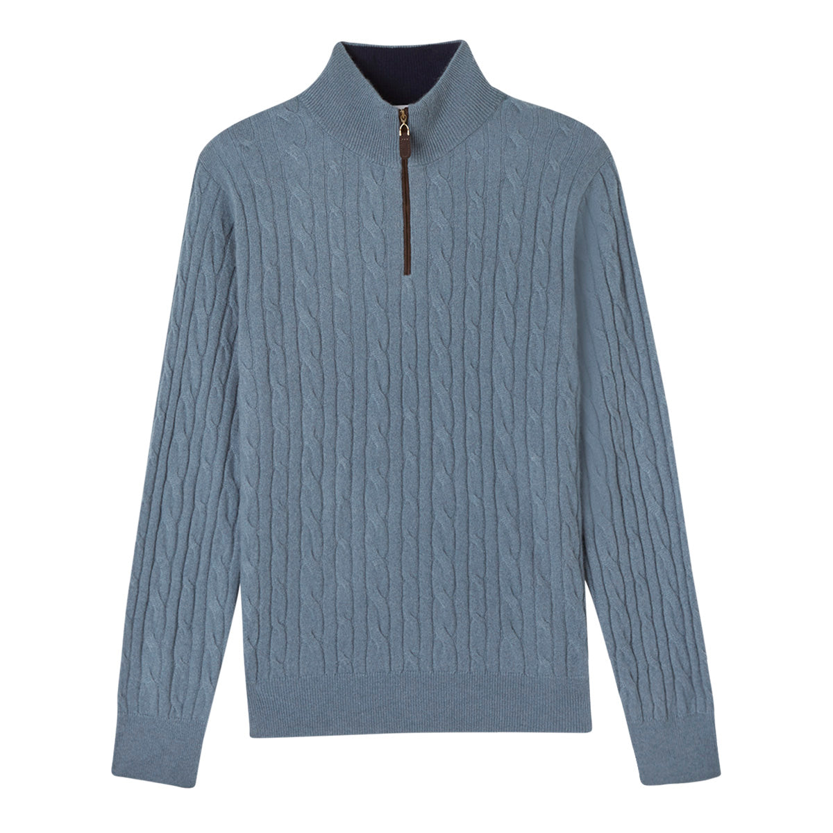 MEN'S CLASSIC CABLE QUARTER ZIP