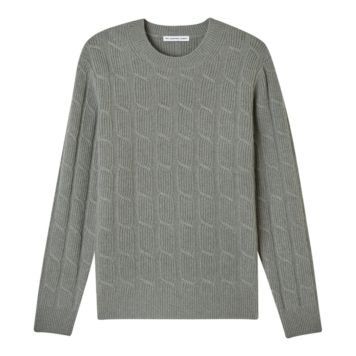 MEN'S NOVELTY CABLE CREW