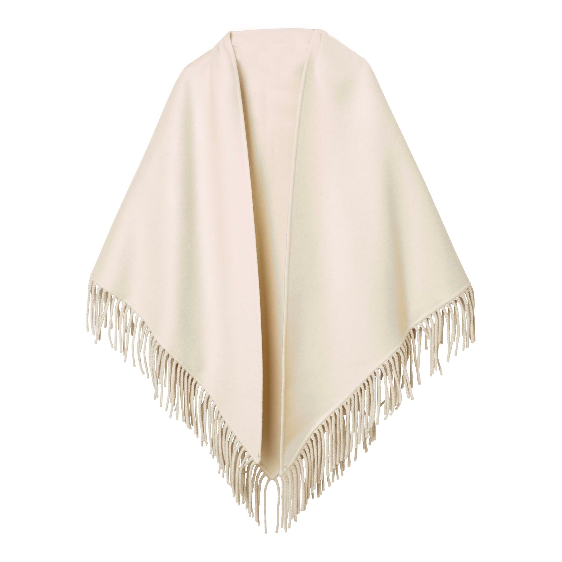 FRINGE TRIANGLE WRAP