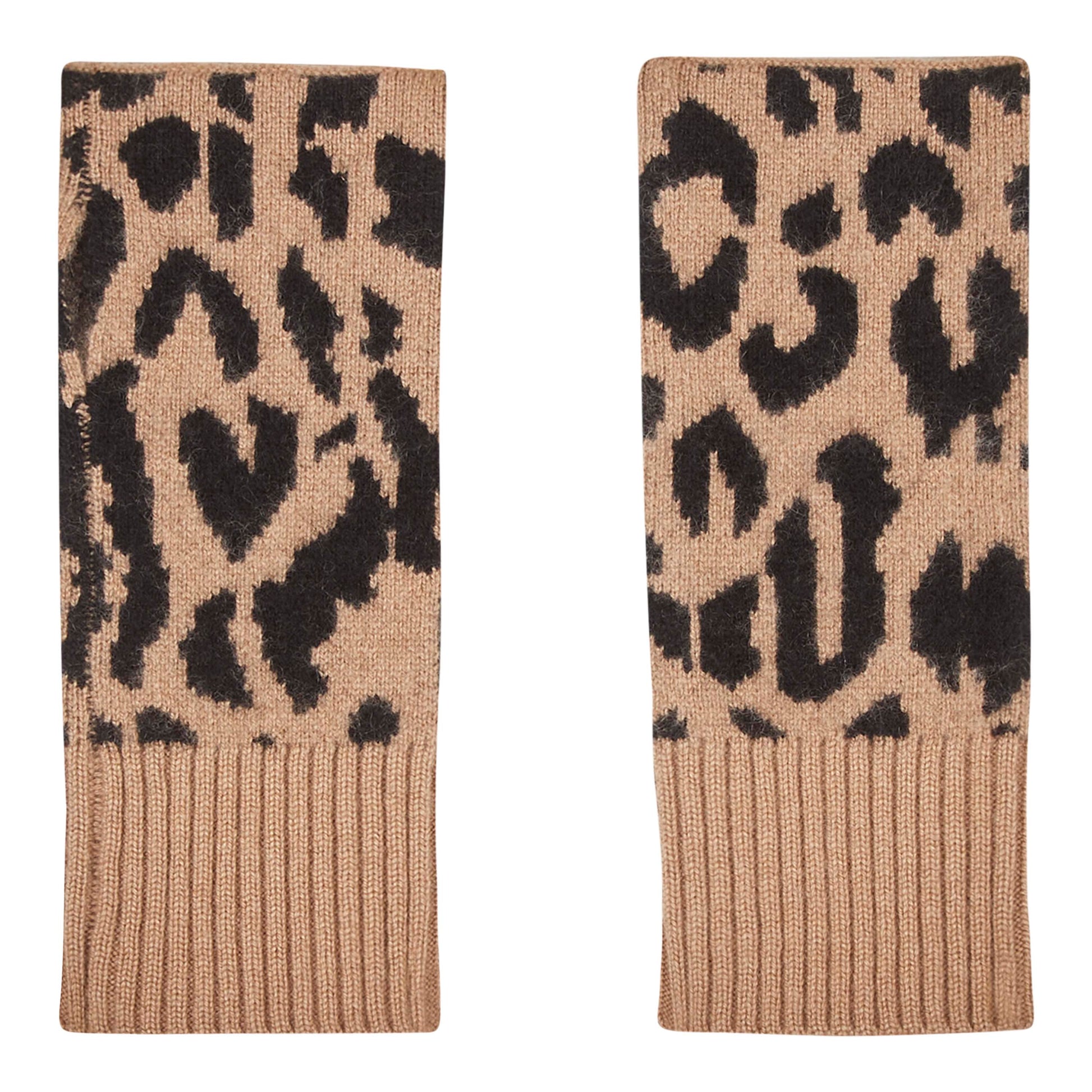 LEOPARD FINGERLESS GLOVE