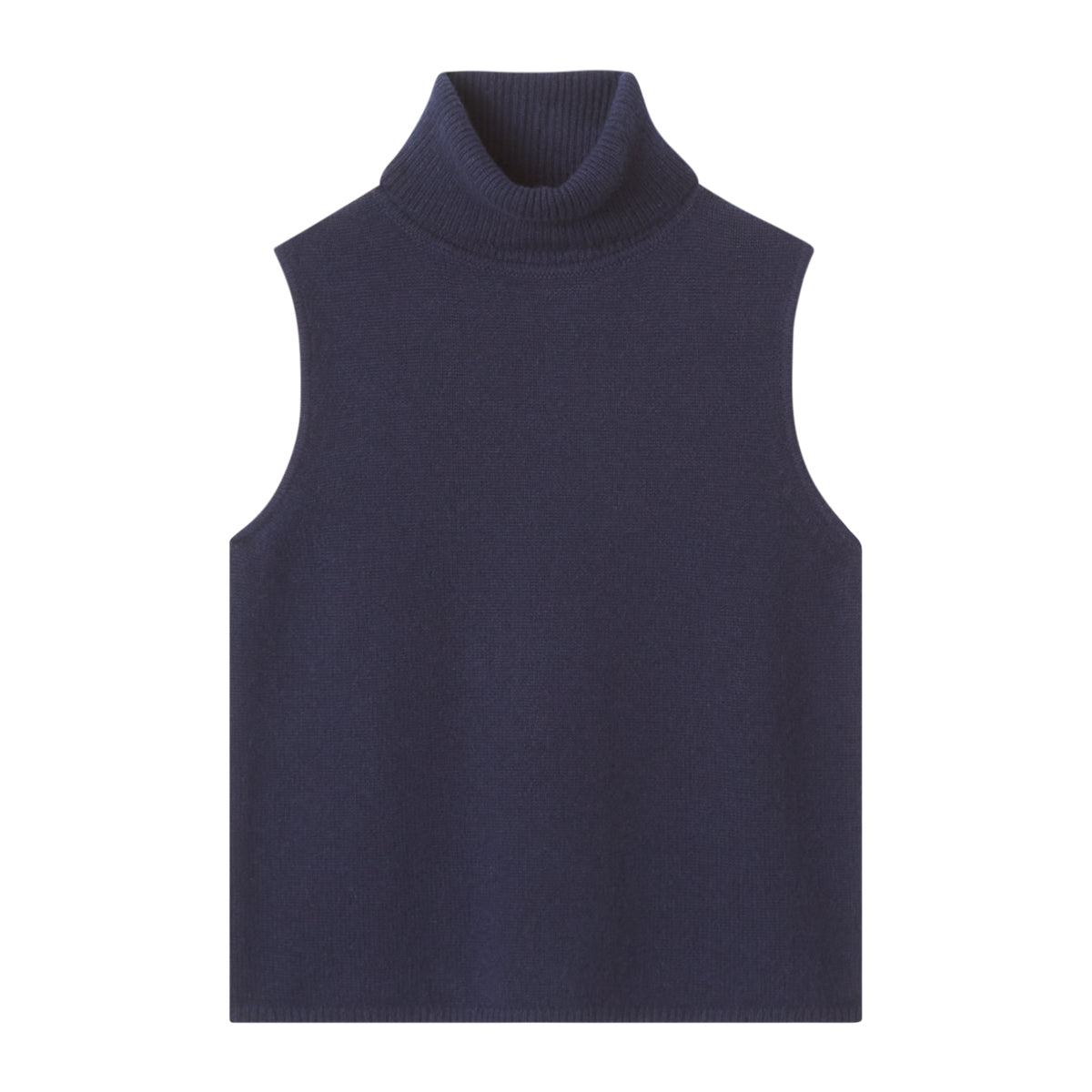 SLEEVELESS TURTLENECK
