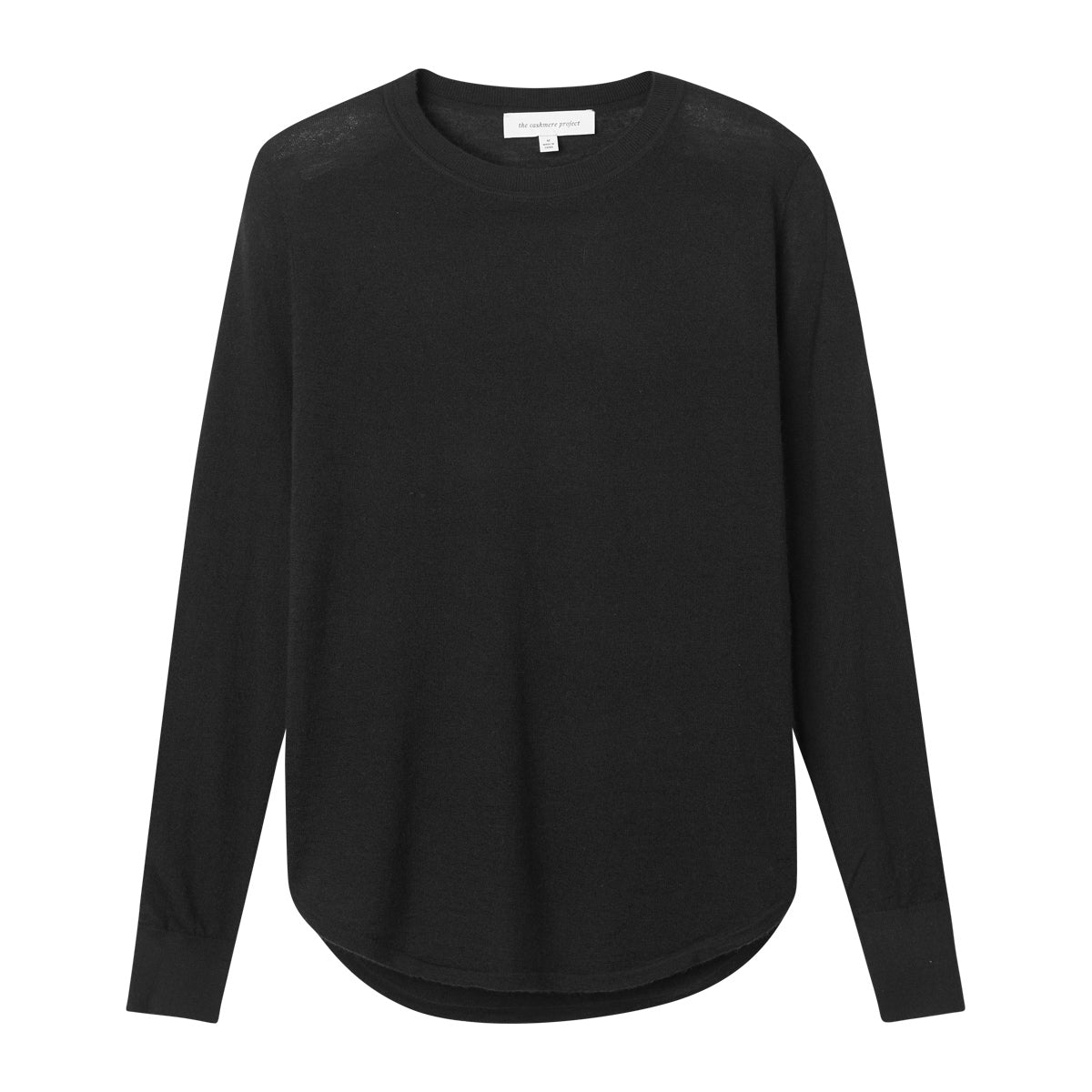 CALIFORNIA CASHMERE SHIRTTAIL CREW