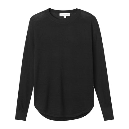 CALIFORNIA CASHMERE SHIRTTAIL CREW