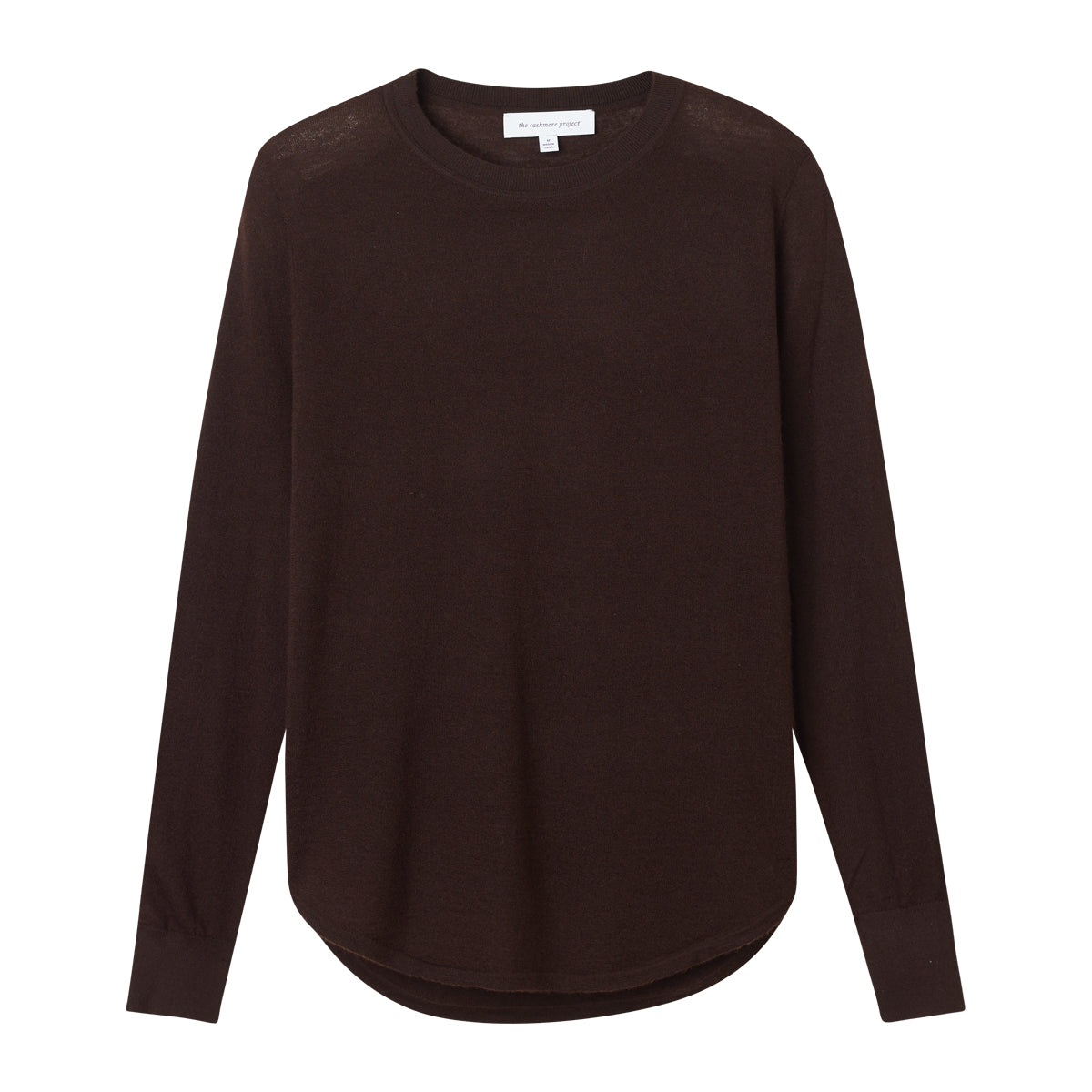 CALIFORNIA CASHMERE SHIRTTAIL CREW