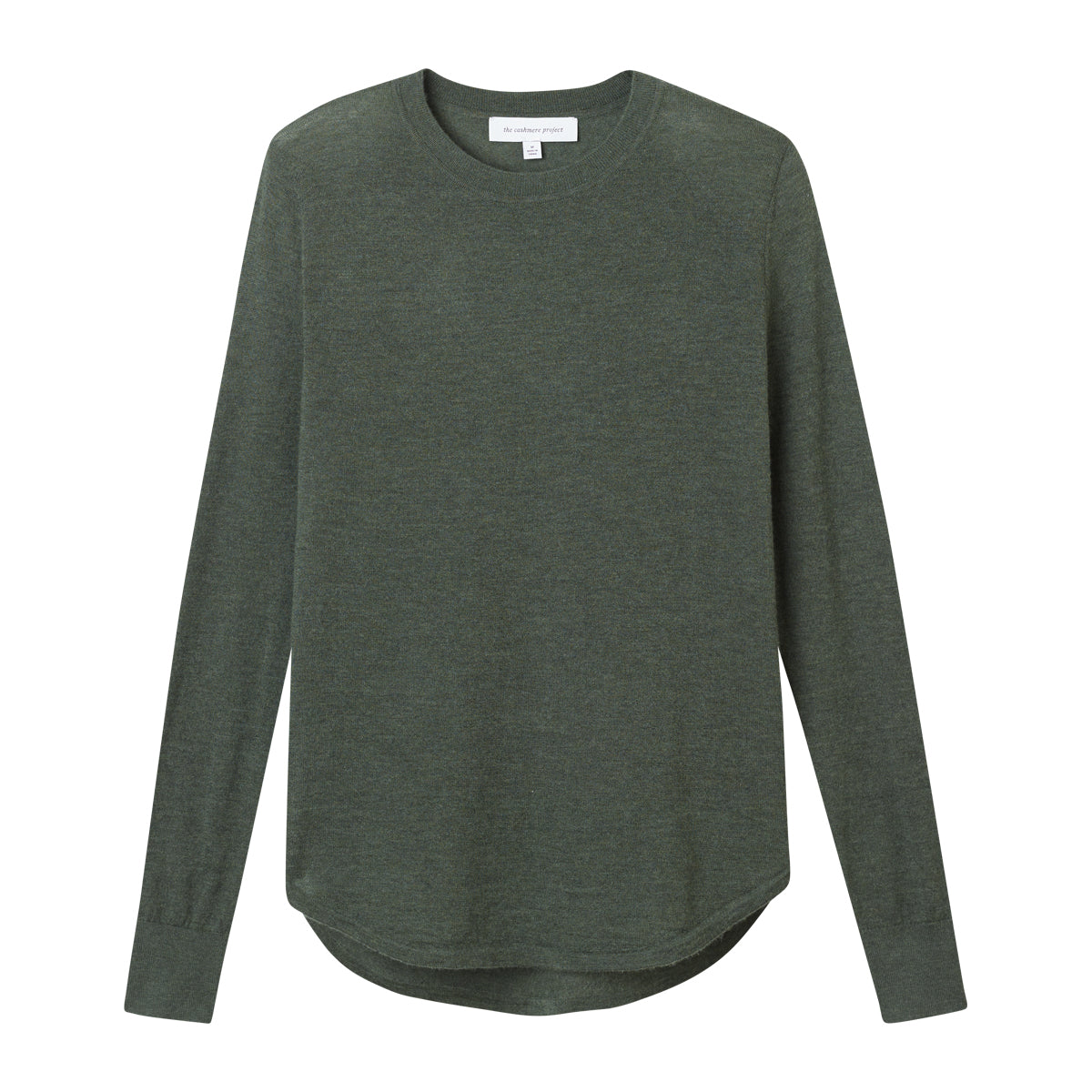 CALIFORNIA CASHMERE SHIRTTAIL CREW