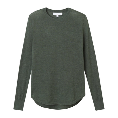 CALIFORNIA CASHMERE SHIRTTAIL CREW