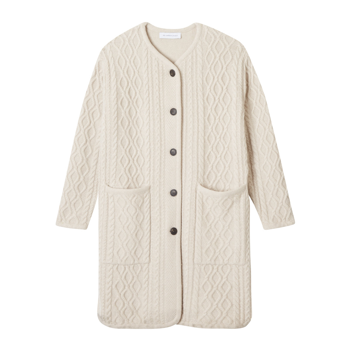 CABLE BUTTON UP COAT