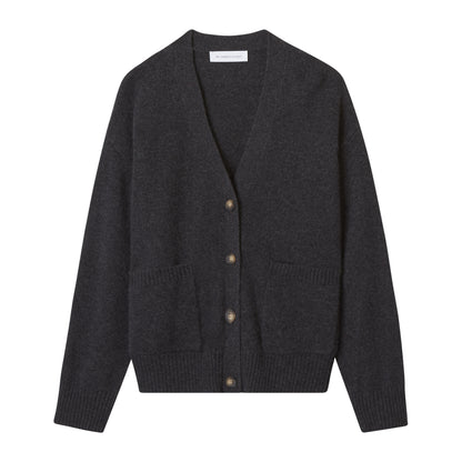 OVERSIZED V NECK CARDIGAN
