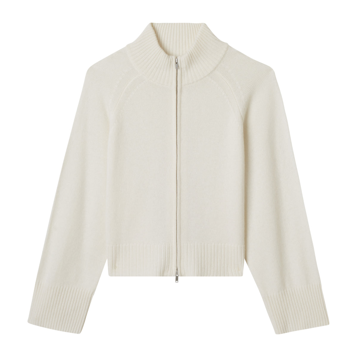 BELL SLEEVE ZIP CARDIGAN