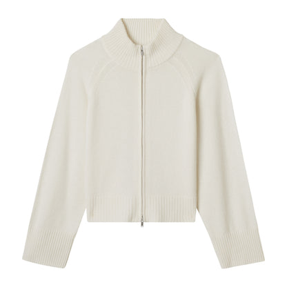 BELL SLEEVE ZIP CARDIGAN