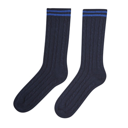 TIPPED RIBBED SOCK